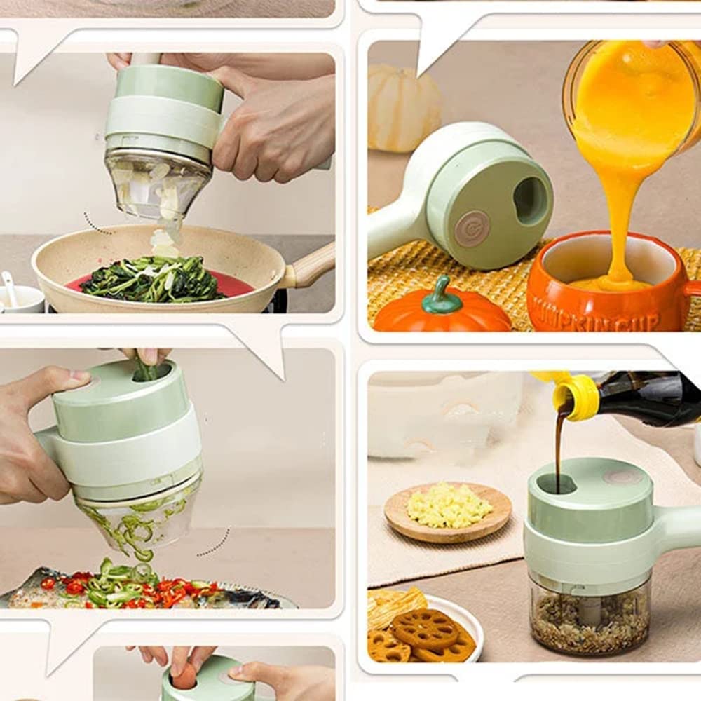4-In-1 Rechargeable Vegetable Cutter