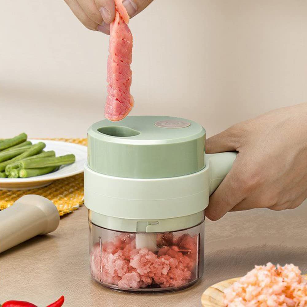 4-In-1 Rechargeable Vegetable Cutter